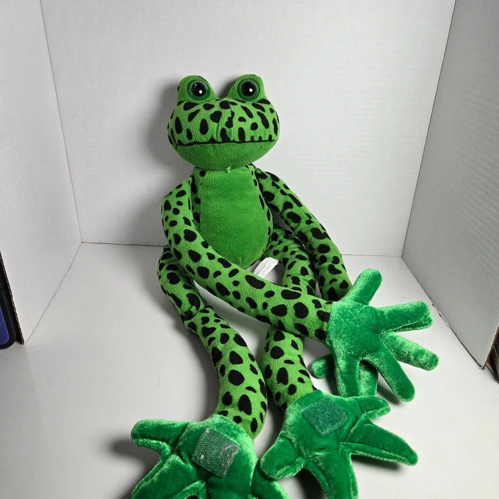 Animal Alley 2000 Vintage Plush Frog Stuffed Animal Long Legs 20